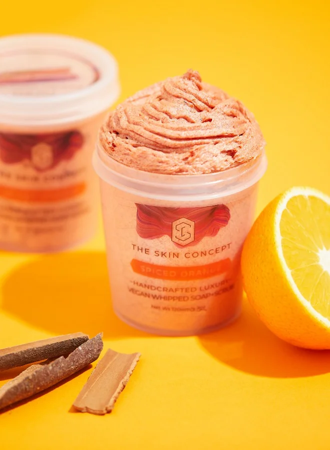 The Skin Concept Spiced Orange The Skin Concept Whipped Soap and Scrub - Spiced Orange - Handmade, Vegan  | Best Price UAE