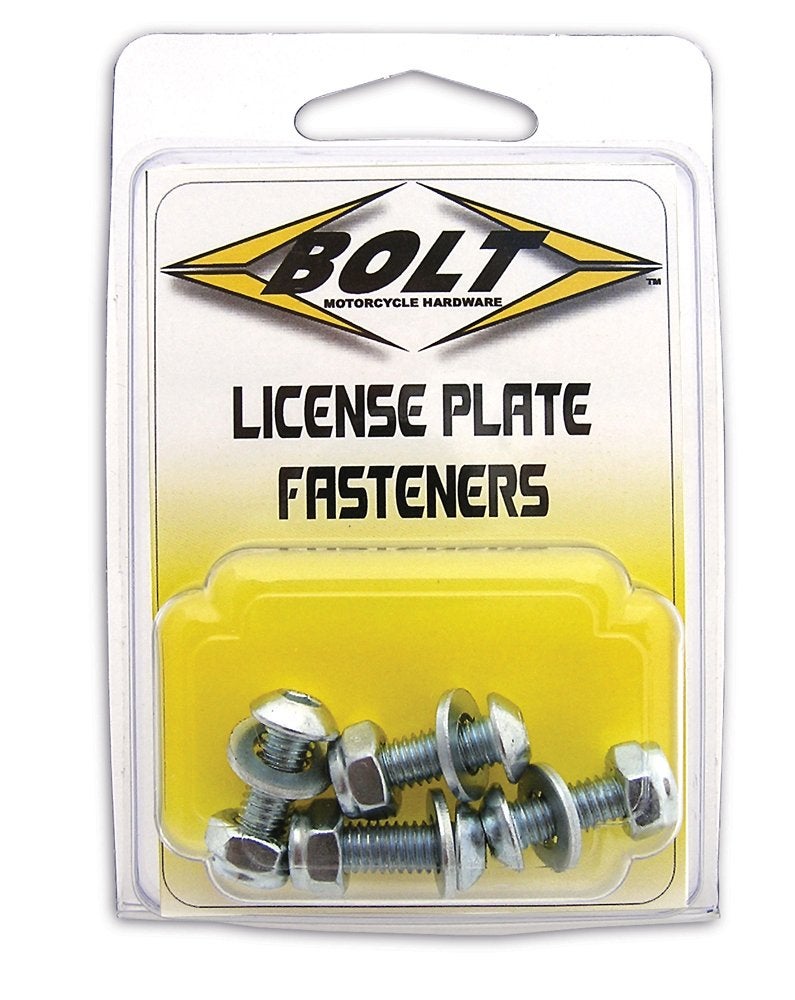 Bolt Motorcycle Hardware (2007-LPF) License Plate Fastener Kit - Image 3