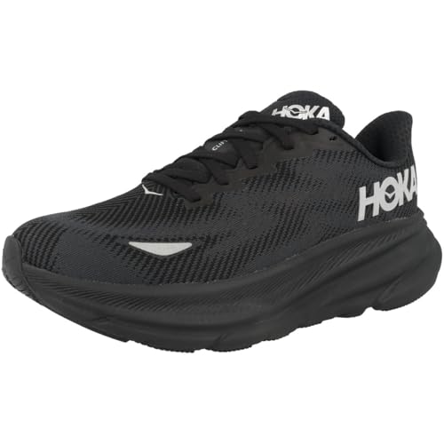 Hoka Women's Clifton 9 GTX Sneaker, Black/Black 1, 7 - Image 4
