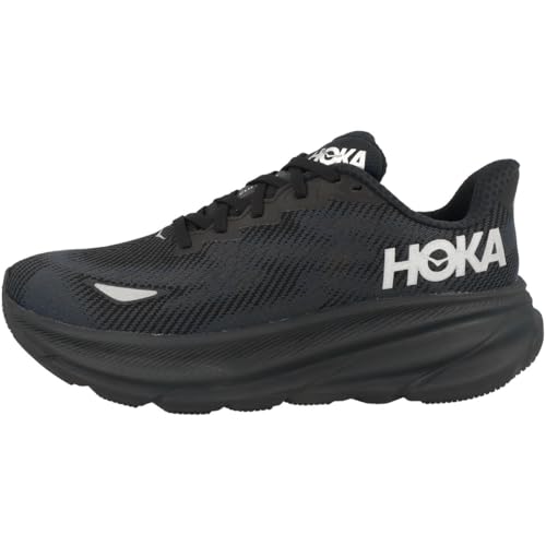 Hoka Women's Clifton 9 GTX Sneaker, Black/Black 1, 7 - Image 1
