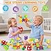 Hodurgyi 26 PCS Magnetic Foam Blocks STEM Preschool Toys for Children Magnetic Building Blocks for Toddlers Kids Bath Toys and Montessori Sensory Toys Birthday for Boys Girls Age 3 4 5 6 - Image 4