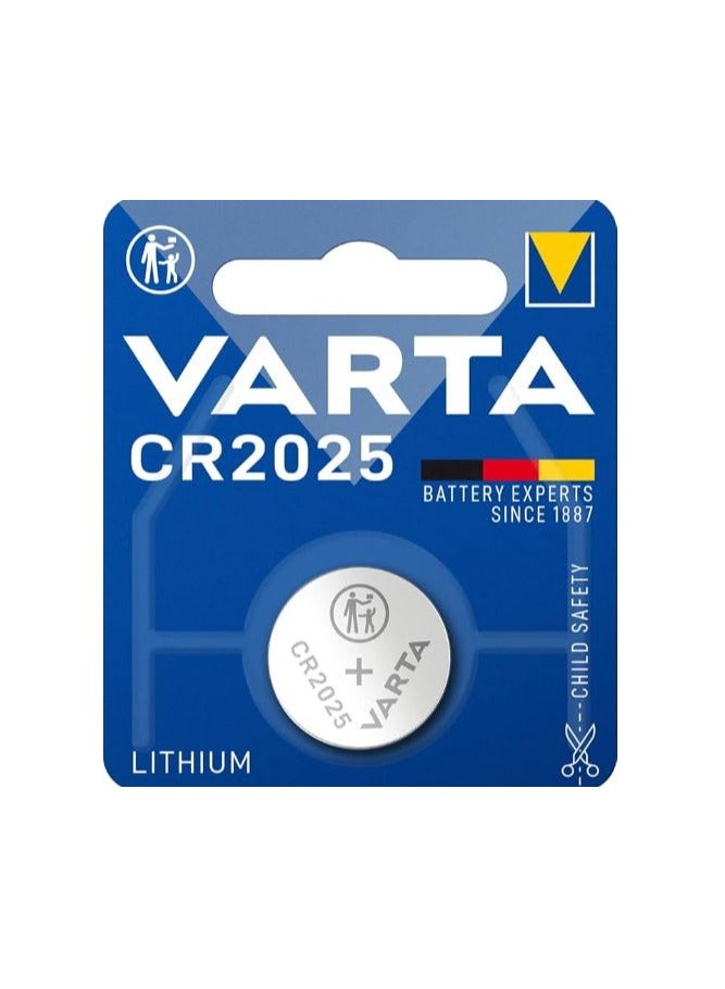 1 Piece - Varta CR2025 Lithium Battery