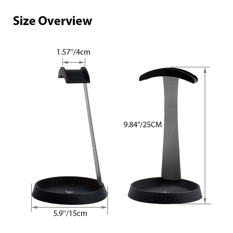 Avantree Aluminum and Silicone Desk Headphone Stand Hanger with Cable - Image 4