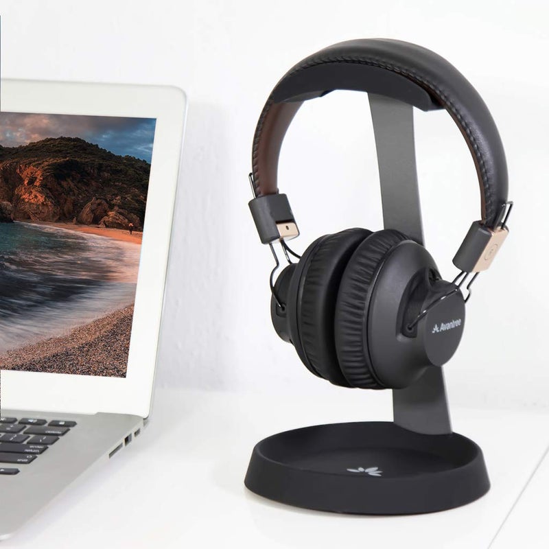 Avantree Aluminum and Silicone Desk Headphone Stand Hanger with Cable - Image 5