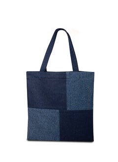 Azure Cotton Tote Bag Denim