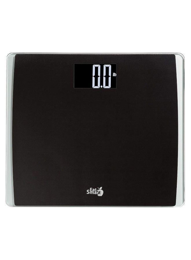 Eatsmart Precision High Capacity Scale with Extra Wide Platform, 550 Pound, Black - Image 1