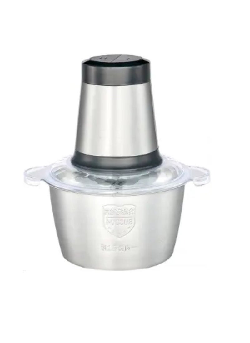 Maxtop Meat Grinder, Food Chopper, 3L Stainless Steel Food Processor for Meat, Vegetables, Fruits and Nuts, Stainless Steel Bowl and Sharp Blades Meat Grinder  - Image 2