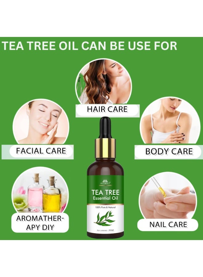 INTIMIFY Tea Tree Essential Oil For Hair, Skin & Face Acne Care 30ml - Image 3