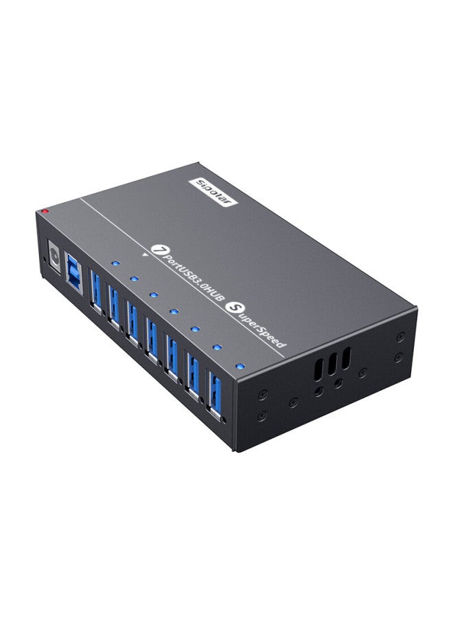 SIPOLAR Usb 3.0 Expansion Dock Splitter High Speed 7-Port Hub Industrial Grade A-173 (3M) Hub Computer Extension Cable Docking Station With Single Port 1A Power Charging - Image 4