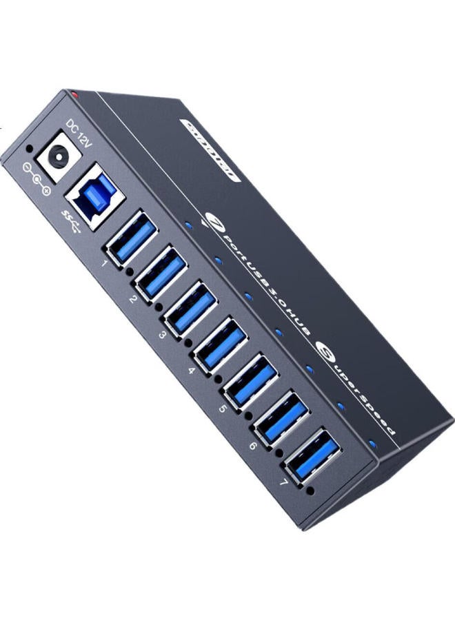 SIPOLAR Usb 3.0 Expansion Dock Splitter High Speed 7-Port Hub Industrial Grade A-173 (3M) Hub Computer Extension Cable Docking Station With Single Port 1A Power Charging - Image 1