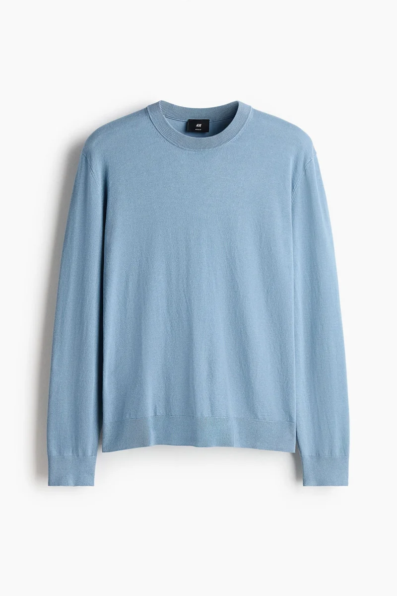 H&M  Regular Fit Fine-knit jumper for Men | Best Price UAE