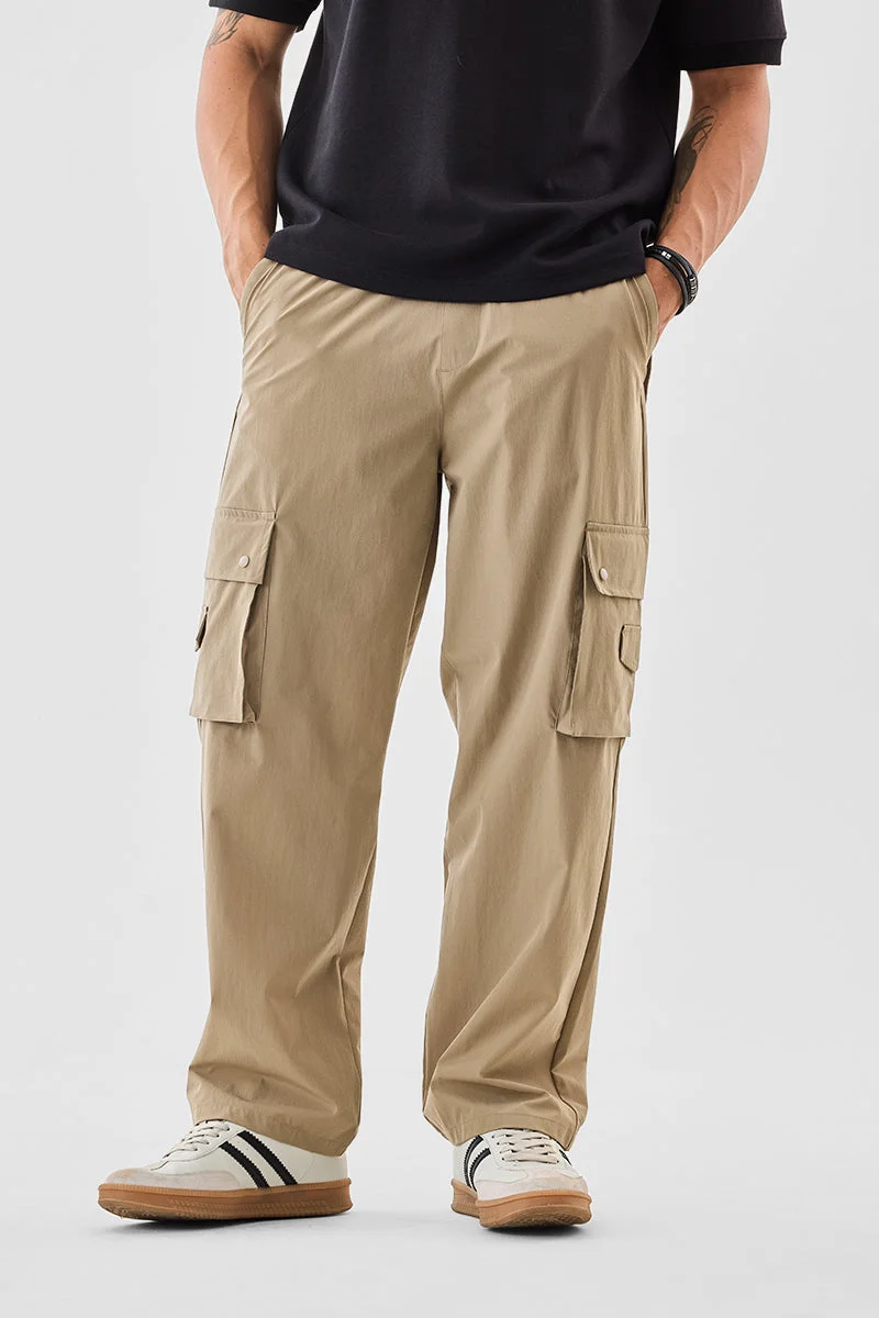 SNITCH بنطلون كارغو تقني بخصر مريح وستة جيوب