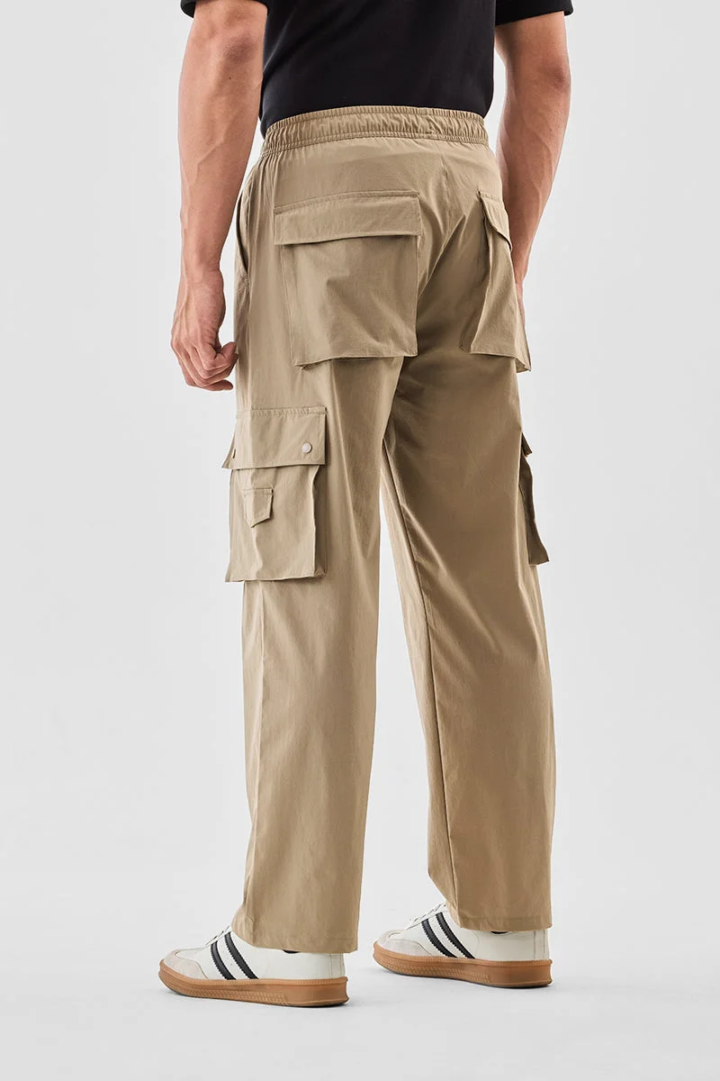 Snitch  6 Pocket Relaxed Fit Technical Cargo Pants for Men | Best Price UAE