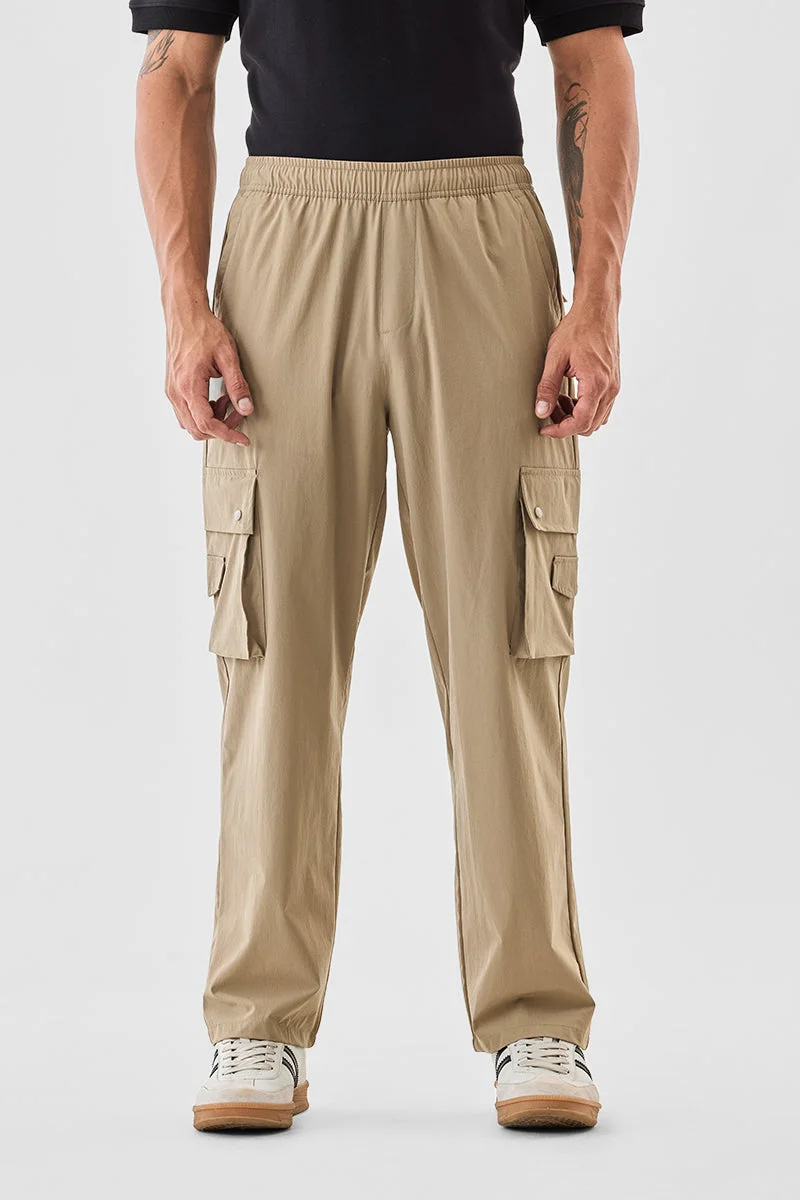 Snitch  6 Pocket Relaxed Fit Technical Cargo Pants for Men | Best Price UAE
