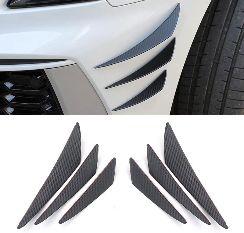 gunhunt 6 PCS Car Front Bumper Lip Splitter - Image 1
