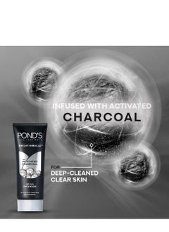 PONDS Ponds Bright Miracle Detox Facewash 10X Power of Activated Charcoal For Deep Cleaned Skin Reveals Glow, Pollution Clear Face Wash 200gm  - Image 3