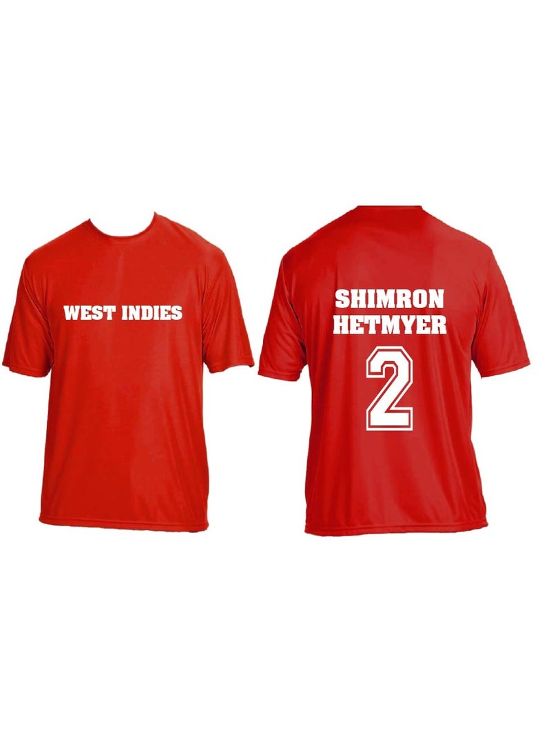 West Indies jersey for Adults - West Indies Printed Jersey - Comfortable Dry-Fit Sports Jersey for Family - Perfect for Sports Activities - Image 1