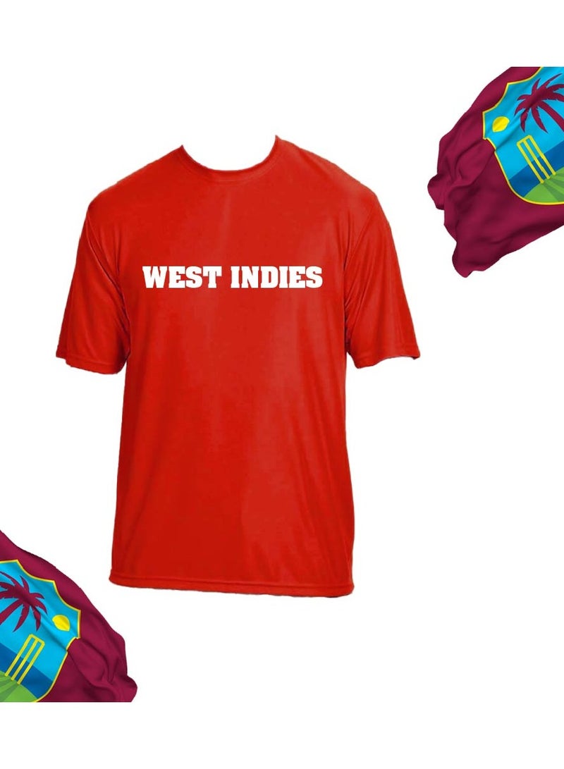 West Indies jersey for Adults - West Indies Printed Jersey - Comfortable Dry-Fit Sports Jersey for Family - Perfect for Sports Activities - Image 2