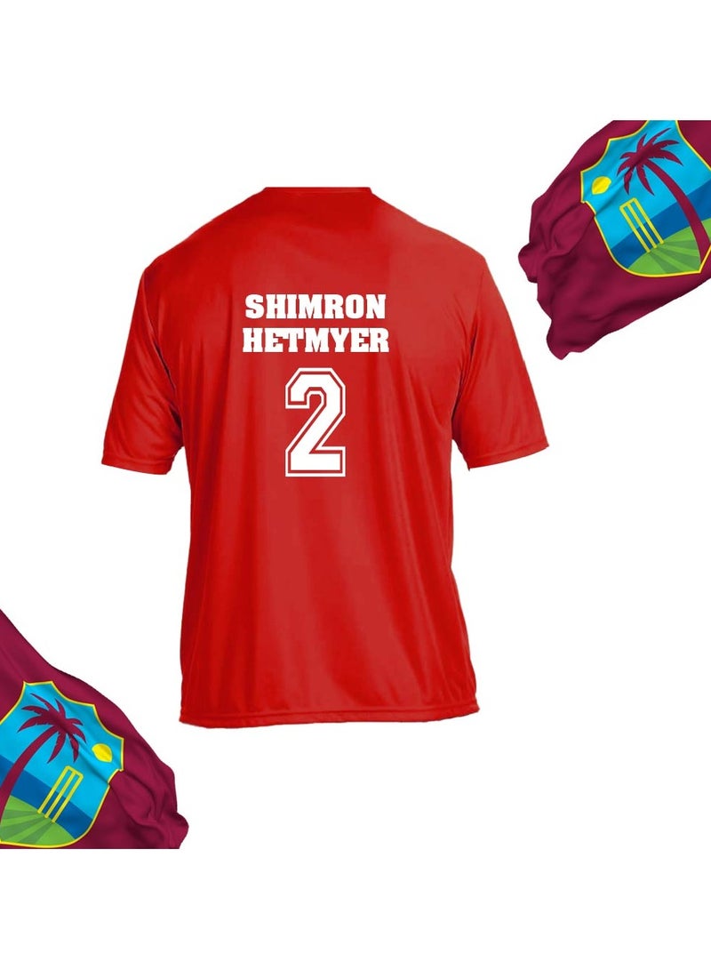 West Indies jersey for Adults - West Indies Printed Jersey - Comfortable Dry-Fit Sports Jersey for Family - Perfect for Sports Activities - Image 3