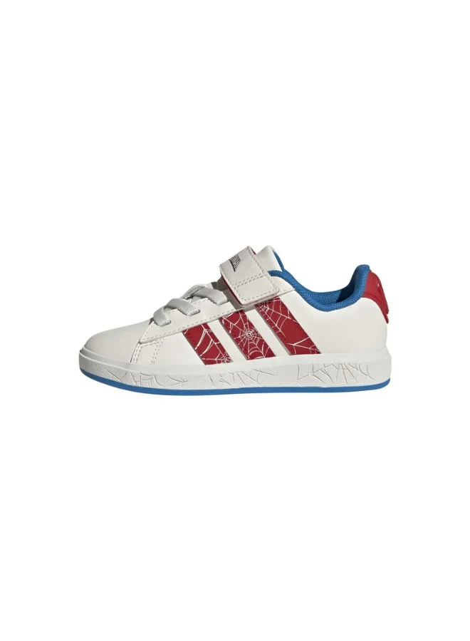 adidas Adidas Grand Court Spider-Man El K U White Sportswear Shoes For Kids
