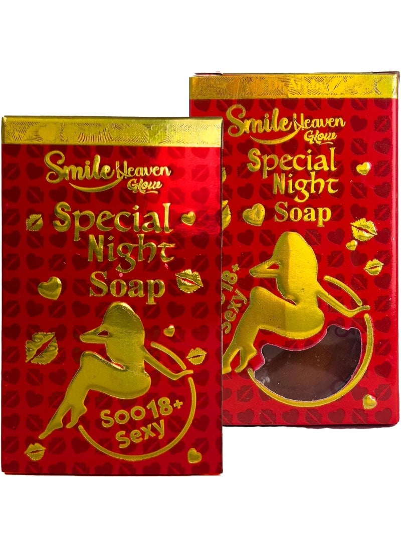 سمايل صابون للاستخدام اليومي عطر حسي، يجعل جسمك لامعا من سمايل هيفن، 125 جم، سبيشيال نايت - Image 3