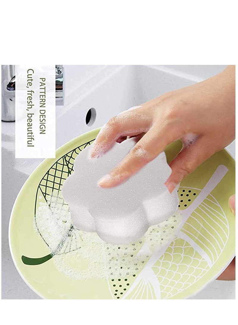 Y&D 16 Pcs Oil Absorbing Scum Sponge Flower for Swimming Pool Spa and Hot Tub, Slime Grime Cleaning Reusable Absorber - Image 4