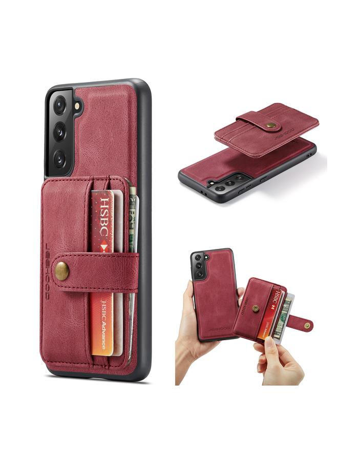 Case For Samsung Galaxy S21+ 5G RFID Blocking Anti-Theft Magnetic PU + TPU Phone Case with Card Slot