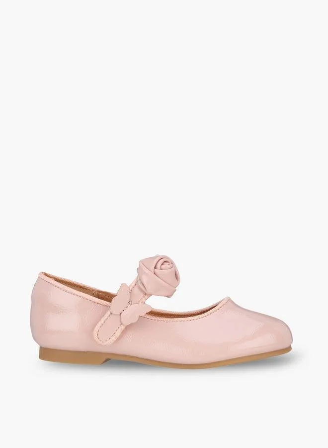 جونيورز Girls Floral Mary Jane Shoes