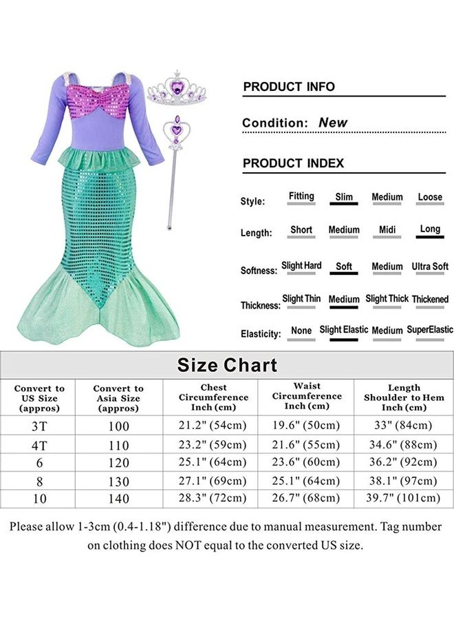 نيبمينينت Princess Party Costumes 130cm - Image 3