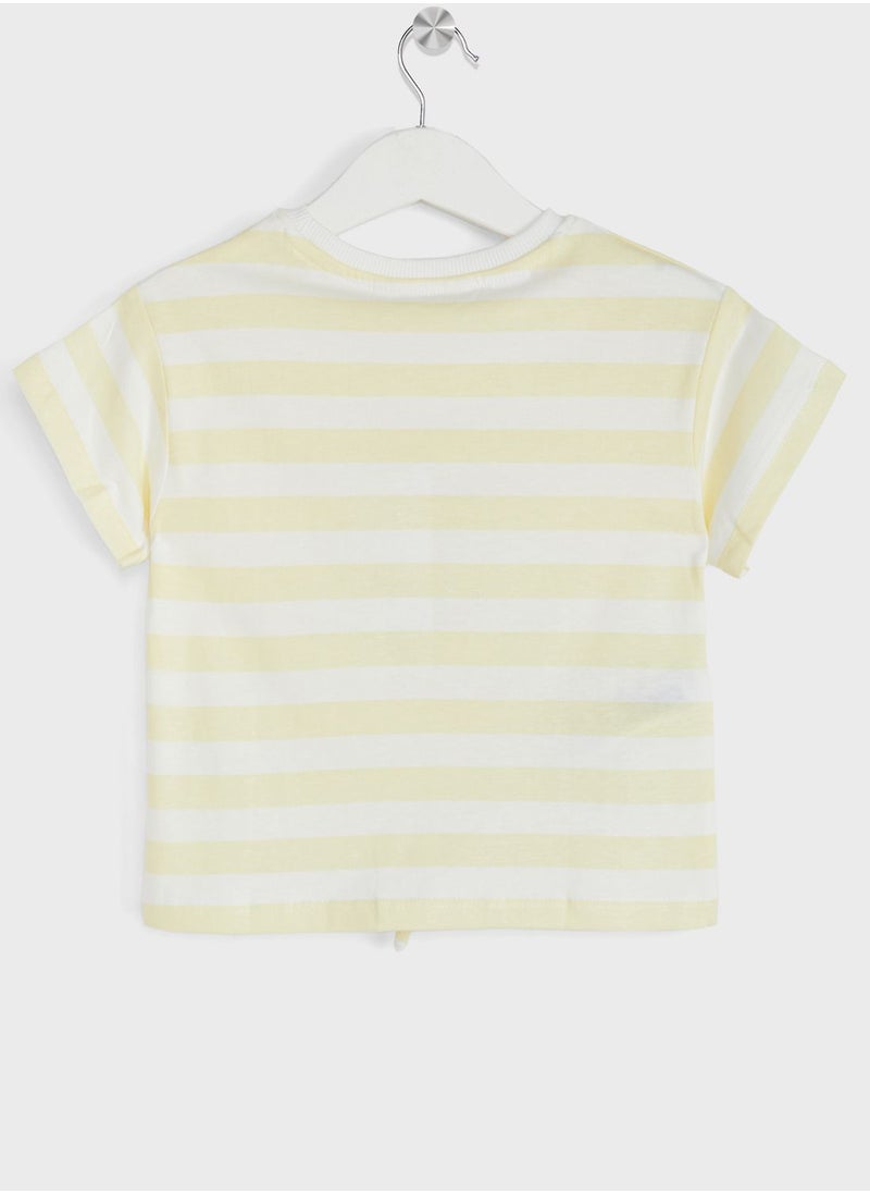 MANGO - Kids Knot Striped T-Shirt - Image 1