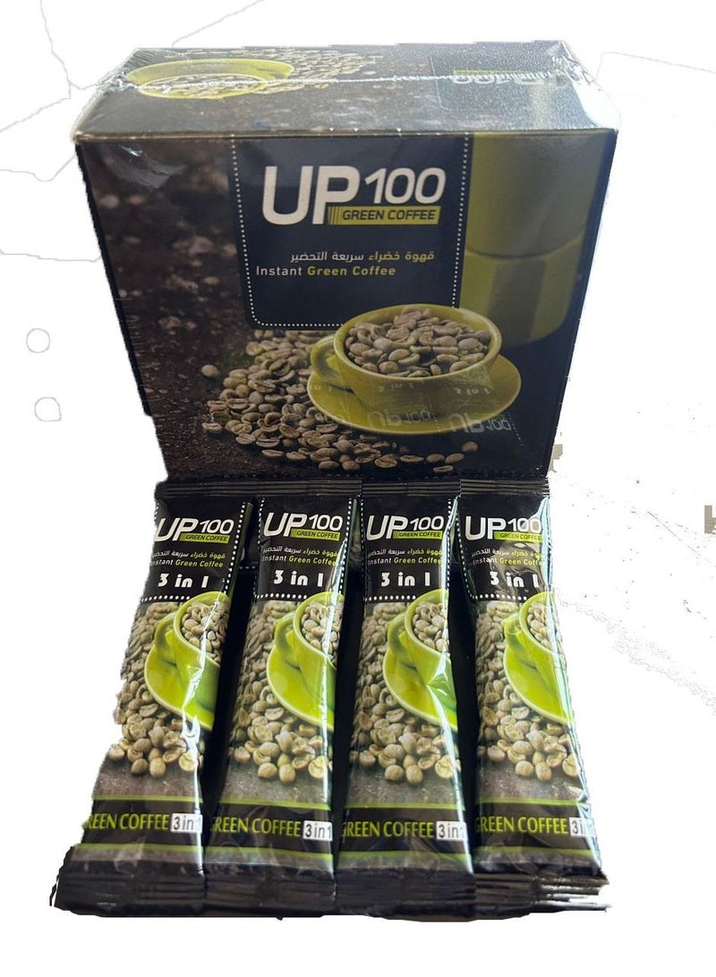 UP100 Green Coffee 3 IN 1 Instant - Image 2