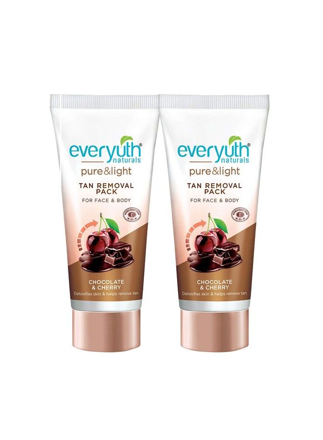 Everyuth Naturals Chocolate & Cherry Tan Removal Face Pack 50 G (Pack Of 2) - Image 1