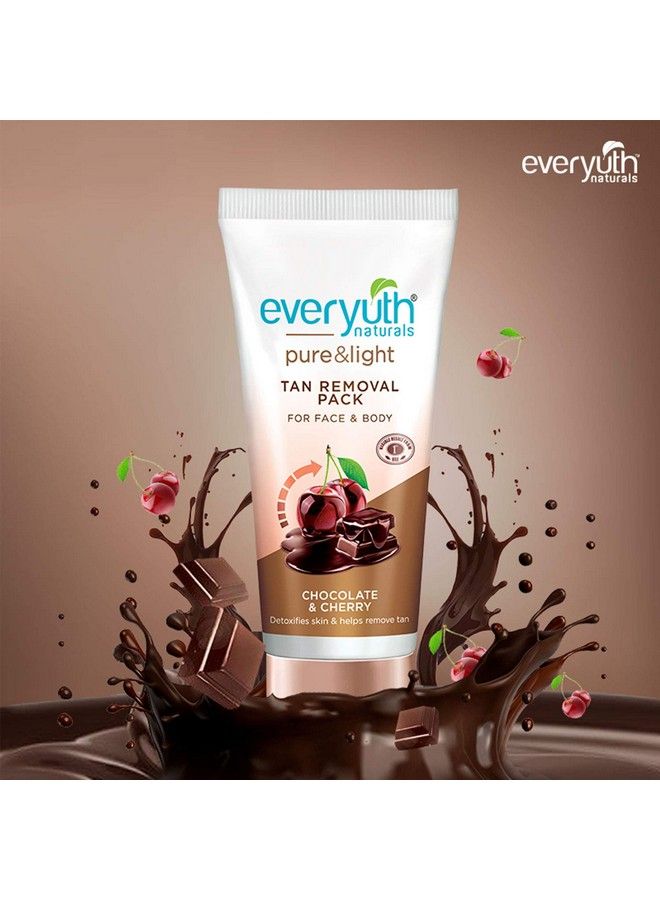 Everyuth Naturals Chocolate & Cherry Tan Removal Face Pack 50 G (Pack Of 2) - Image 5