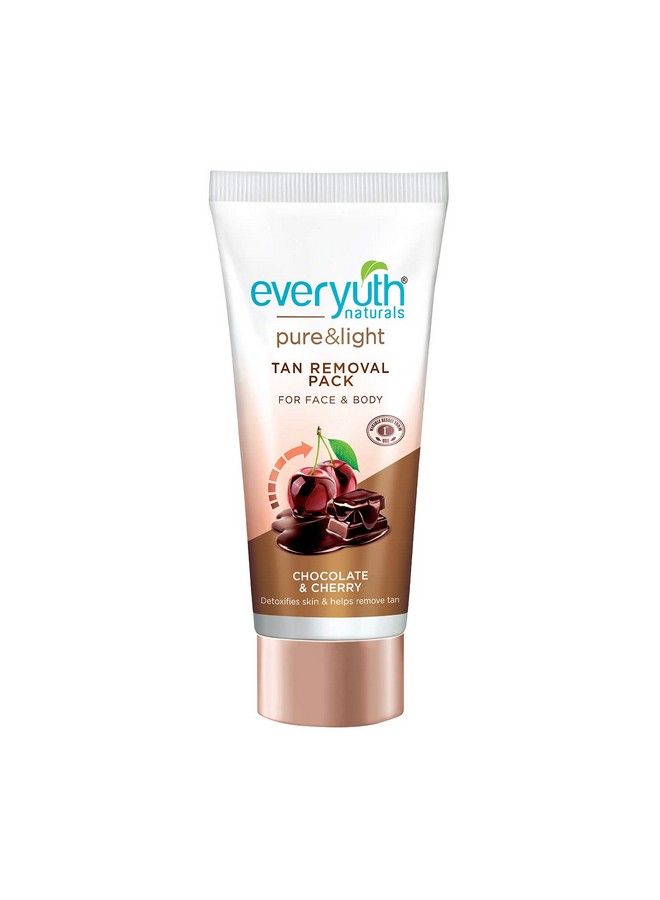 Everyuth Naturals Chocolate & Cherry Tan Removal Face Pack 50 G (Pack Of 2) - Image 3