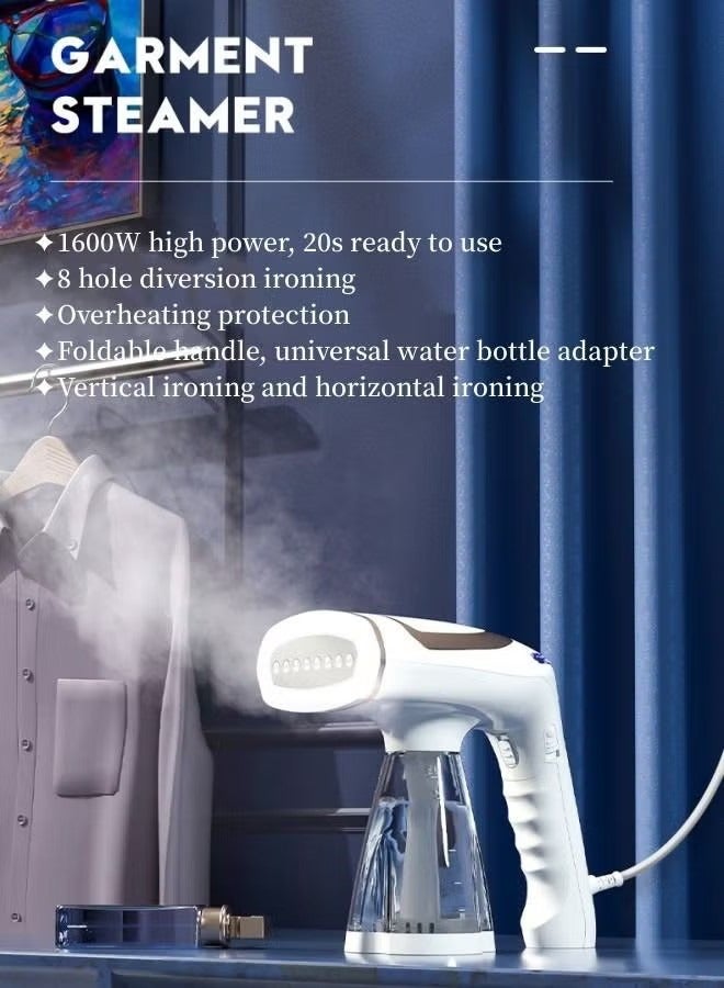EXCLIFE Handheld folding garment ironing machine household mini steam iron 1600W travel temperature adjustable ironing machine - Image 3