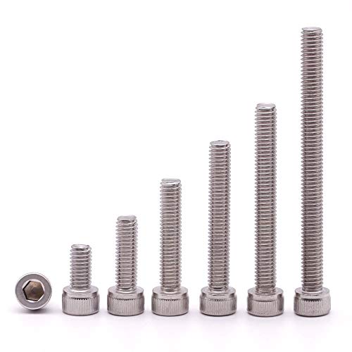 RoyceMart #6-32 x 3/4" Stainless Socket Head Cap Screws, 304 Stainless Steel 18-8, Allen Hex Drive, Full Thread Coverage, 100 Pack - Image 4