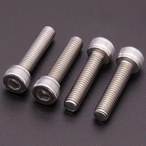 RoyceMart #6-32 x 3/4" Stainless Socket Head Cap Screws, 304 Stainless Steel 18-8, Allen Hex Drive, Full Thread Coverage, 100 Pack - Image 2