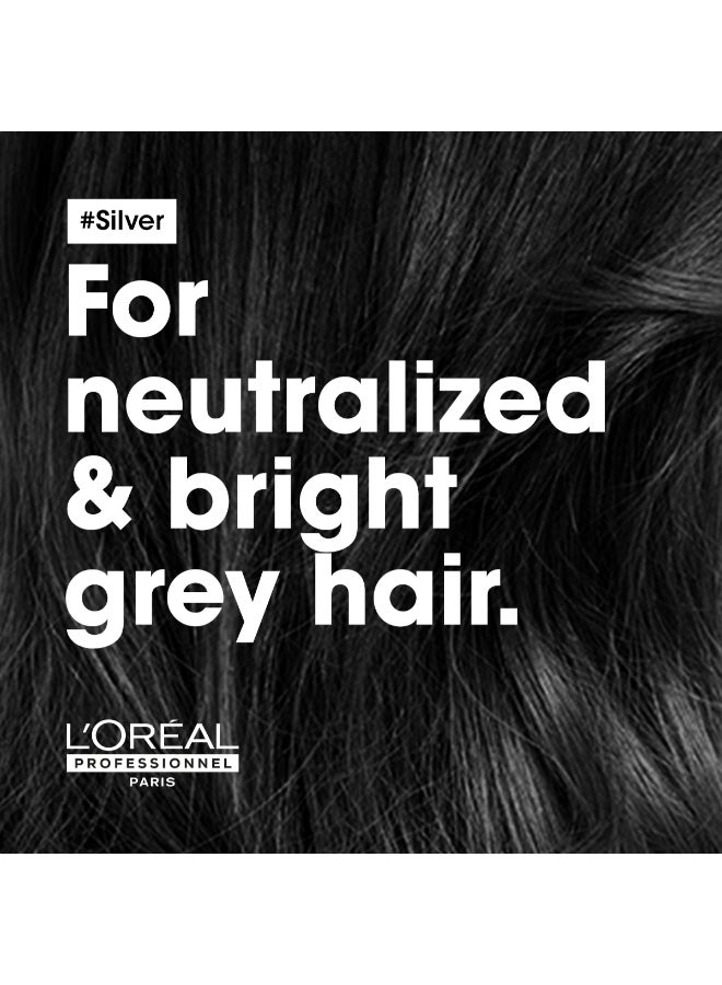 لوريال بروفيسيونال شامبو فضي للشعر الرمادي أو الأبيض أو الأشقر الفاتح 500 مل - Image 2