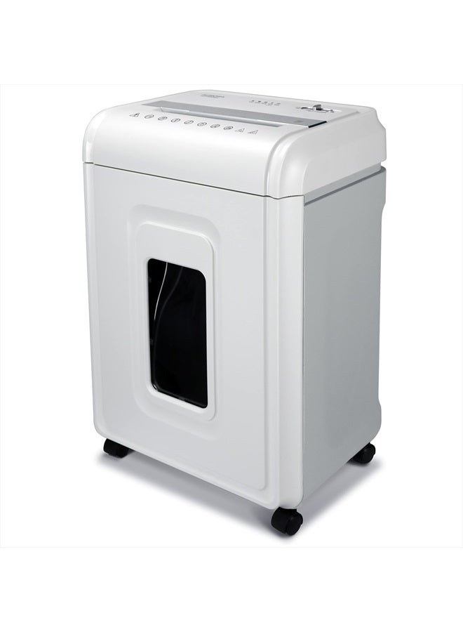 AURORA Heavy Duty Anti-Jam 24-Sheet Crosscut Shredder/40 Min Run Time/ 7-Gallon Pullout Basket, White/Grey - Image 1