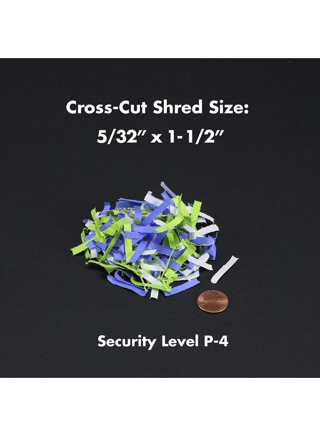 AURORA Heavy Duty Anti-Jam 24-Sheet Crosscut Shredder/40 Min Run Time/ 7-Gallon Pullout Basket, White/Grey - Image 3