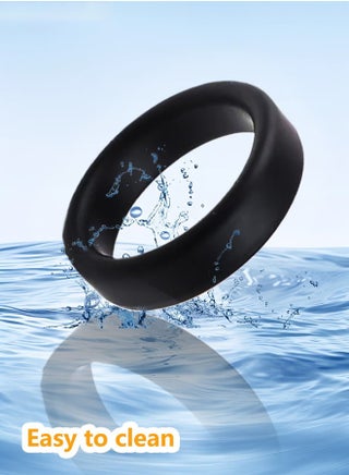 3 PCS Silicone Ring Men Sports Ring Elastic Easy Stretch Resistance Tear Resistance Exercise Ring Extended Endurance Waterproof Wear Resistant Soft Suitable for Male Sports Home - view 2