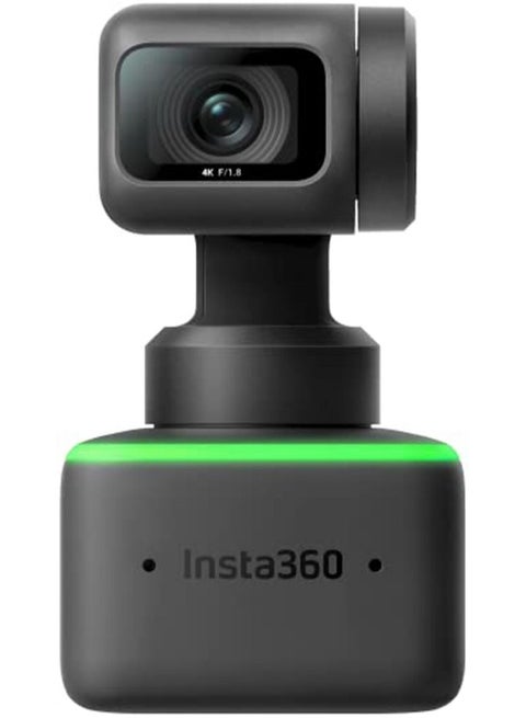 Link AI Powered 4K Webcam with Dual Microphones, Gesture Control, HDR, AI Tracking, Deskview and Streamer Mode Built in Privacy Protection