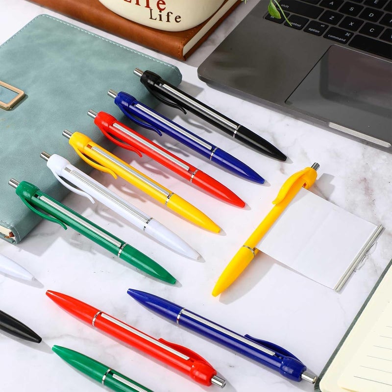 Bitnex 2 Pcs Rollout Paper Pen Retractable Pullout Banner Pen Valentine Gift for School Office Ballpoint Pen with Paper Scroll Inside (2) - Image 5