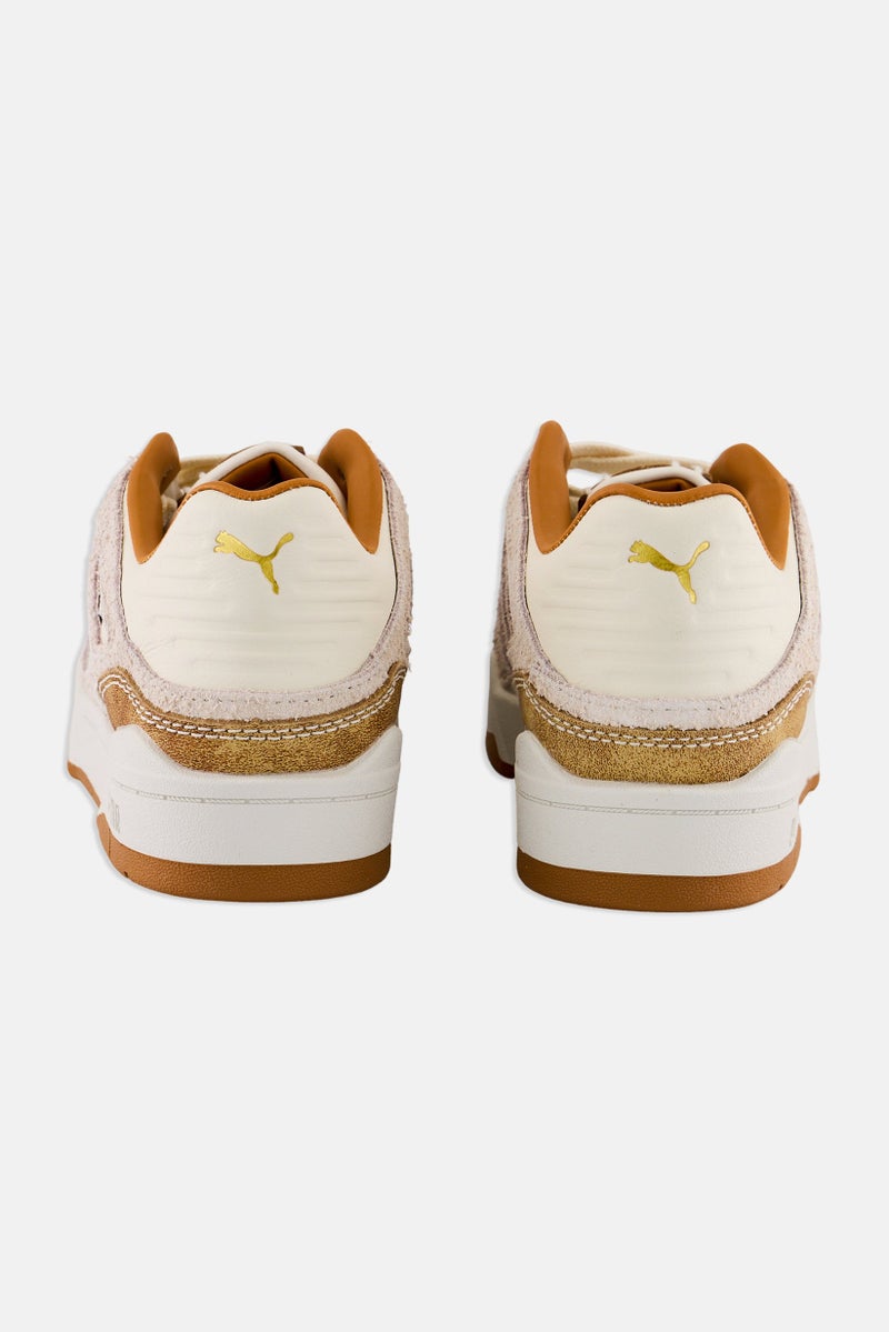 PUMA Kids Boy Slipstream Premium Lace Up Outdoor Shoes, Cream - Image 2