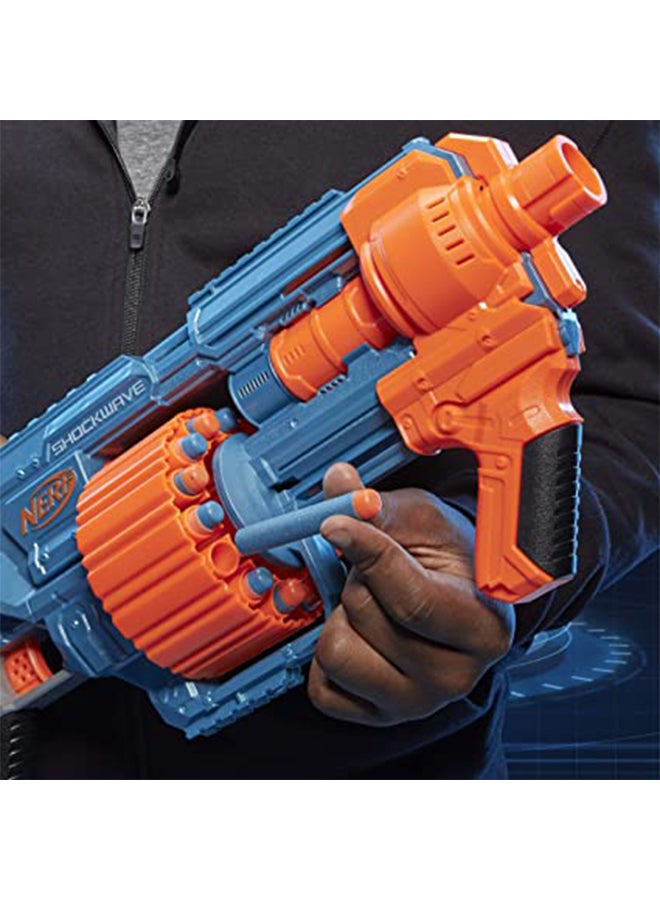 NERF Elite 2.0 Shockwave RD-15 Dart Blaster 30.4X67.3X7.9cm - Image 4