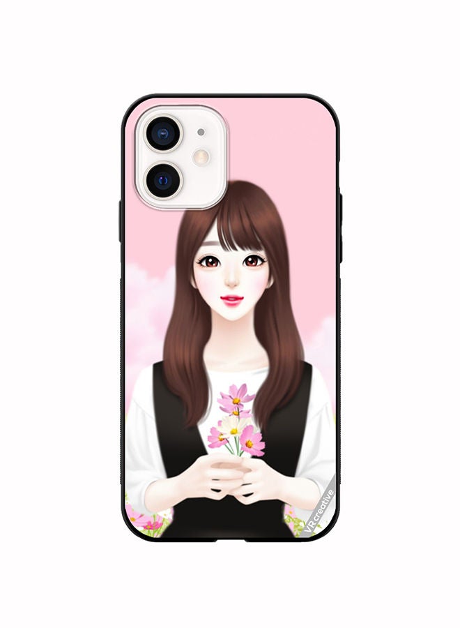 VR CREATIVE Protective Case Cover For Apple iPhone 11 Cute Anime Girl Design Multicolour - Image 1