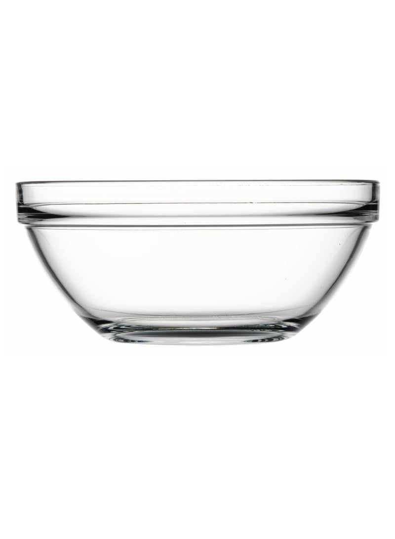 Chef’s Glass Bowl – 3850cc (261.5mm) | Large Mixing & Serving Bowl for Kitchen & Dining