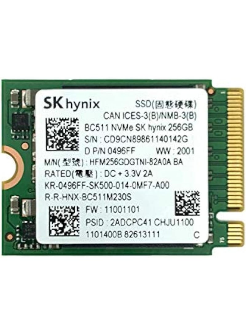 Hynix 256GB PCIe NVMe 2230 SSD (HFM256GDGTINI) – High-Speed OEM Storage for Laptops & Mini PCs - Image 1