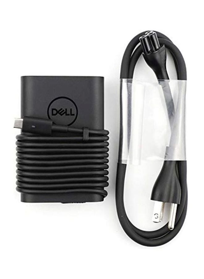 ديل شاحن لابتوب بقدرة 65 وات ومنفذ USB Type C ومحول تيار متردد يتضمن سلكا لجهاز ديل لاتيتيود 3400 3500 5290, 5300 5400 5500 7200, 7300 7400, HA65NM170,02YK0F 0M1WCF أسود - Image 4