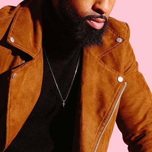 Sonia Jewels Solid 14K White Gold Traditional Classic Small TINY Cross Pendant Charm (Height = 1/2" , Width = 1/4") - Jewelry Gifts For Women Wife Mom Gifts For Men Husband Dad - Image 5